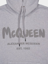 Alexander McQueen Graffiti Print Hoodie