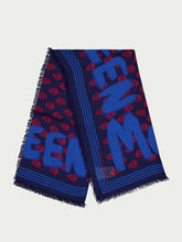 Alexander McQueen Graffiti Printed Frayed Scarf