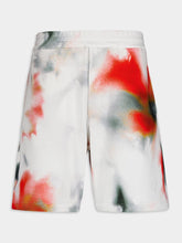 Alexander McQueen Obscured Flower Cotton Shorts