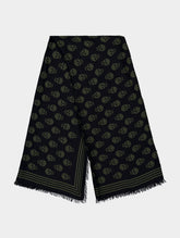 McQueen Skull Print Scarf