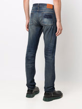 McQueen Blue Washed Straight Jeans