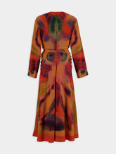 Altuzarra Coral-Print Nikouria Rayon Midi Dress