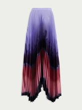 Altuzarra Lemnos Tie-Dye Pleated Maxi Skirt
