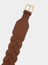 Altuzarra Skinny Braid belt Brown