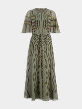 Altuzarra Thessaly Silk Midi Dress