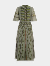 Altuzarra Thessaly Silk Midi Dress
