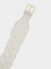 Altuzarra White Skinny Braid Belt