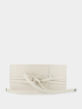 Altuzarra Wide Tie Belt White