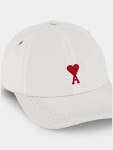 Ami Paris Ami De Coeur Cotton Baseball Cap