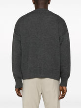 Ami Paris Ami De Coeur Monogram Motif Virgin-Wool Cardigan