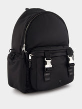 Ami Paris Ami De Coeur Monogram Motif Zip-Up Backpack