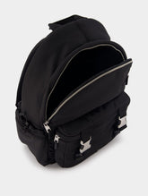 Ami Paris Ami De Coeur Monogram Motif Zip-Up Backpack