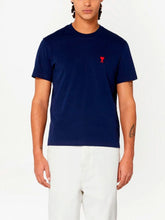Ami Paris Ami De Coeur Navy T-Shirt