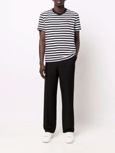 Ami Paris Ami de Coeur Striped T-Shirt