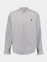 Ami Paris Boxy Fit Cotton Shirt