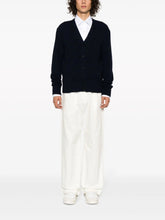 Ami Paris Cashmere and Wool V-Neck Cardigan