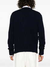 Ami Paris Cashmere and Wool V-Neck Cardigan