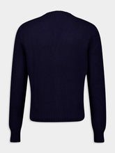 Ami Paris Cashmere and Wool V-Neck Cardigan