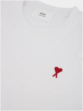 Ami Paris Ami De Coeur White Boxy Fit T-Shirt