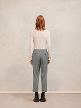 Ami Paris Elasticated Waist Cropped Fit Trousers