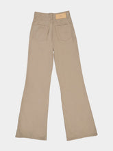 Ami Paris High-Waist Brown Flared Trousers