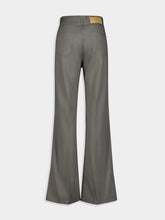 Ami Paris High-Waist Cotton Flared Trousers