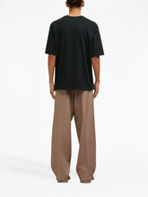 Ami Paris Logo-Embroidered Organic Cotton T-Shirt