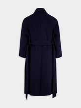 Ami Paris Long Belted Wool Coat