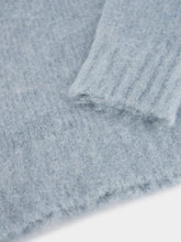 Ami Paris Textured Alpaca Polo Shirt