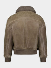 Ami Paris Zip-Up Leather Jacket