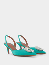 Amina Muaddi Camelia Sling 60mm Pumps