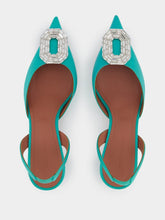 Amina Muaddi Camelia Sling 60mm Pumps