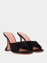 Amina Muaddi Lupita Suede Mules 95mm