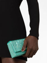 Amina Muaddi Superamini Paloma Crystal Clutch