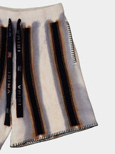 Amiri Baja Tie-Dye Knitted Cashmere Shorts