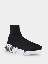 Balenciaga 2.0 Graffiti Recycled Knit Sneaker