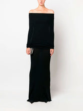 Balenciaga Boat Collar Double Layer Dress