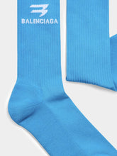 Balenciaga Intarsia-Logo Ribbed Socks