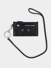 Balenciaga Le Cagole Leather Cardholder On Keychain