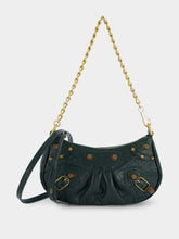 Balenciaga Le Cagole Mini Croc-Effect Leather Bag