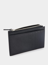 Balenciaga Black Leather Logo Card Holder