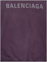 Balenciaga Logo-Embroidered Faded Effect Hoodie