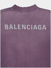 Balenciaga Logo-Print Faded Effect T-Shirt