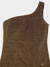 Balenciaga Lurex One-Shoulder Swimsuit