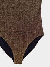 Balenciaga Lurex One-Shoulder Swimsuit