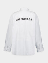 Balenciaga Oversized Stripe Poplin Shirt
