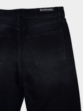Balenciaga Slim Faded Black Trousers