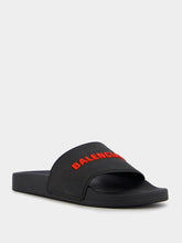 Balenciaga Slipper-Style Logo Sandals