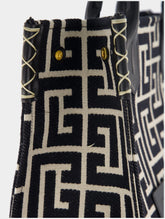 Balmain B-Army 42 Monogram-Jacquard Medium Tote Bag