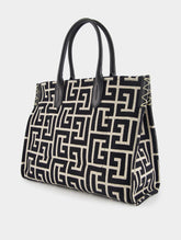 Balmain B-Army 42 Monogram-Jacquard Medium Tote Bag